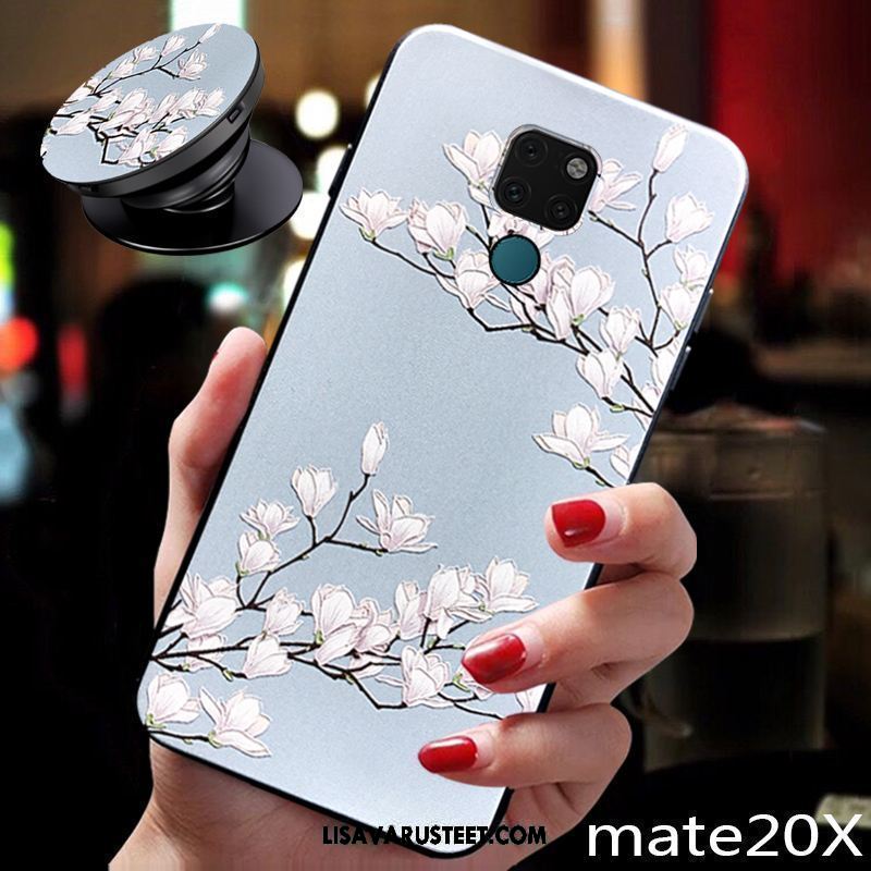 Huawei Mate 20 X Kuoret Pehmeä Neste Kukka All Inclusive Tide-brändi Luova Halpa