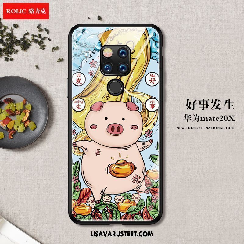 Huawei Mate 20 X Kuoret Persoonallisuus Kiinalainen Tyyli Keltainen Puhelimen Murtumaton Myynti