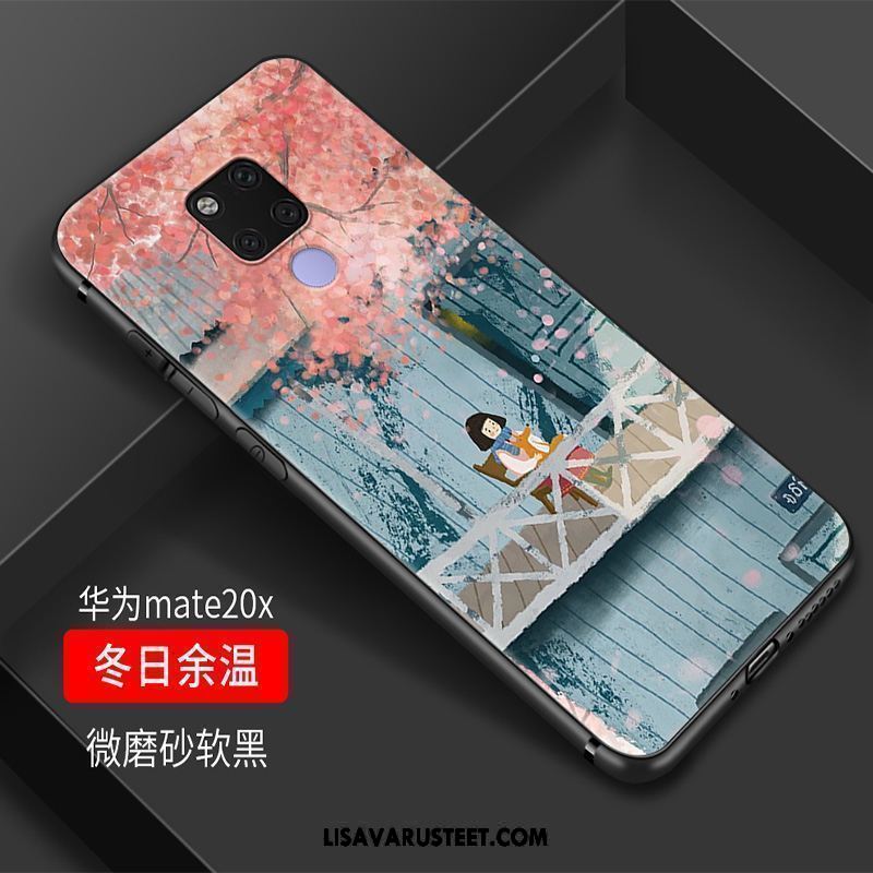 Huawei Mate 20 X Kuoret Silikoni Kustannukset Luova Murtumaton Pehmeä Neste Kuori Osta