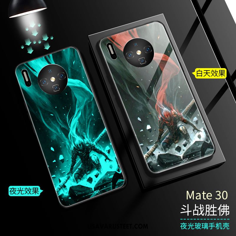 Huawei Mate 30 Kuoret Kirkas Kuori Puhelimen Lasi Musta Tarjous