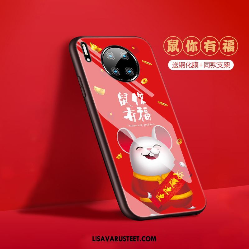 Huawei Mate 30 Kuoret Punainen Suojaus Kotelo Kiinalainen Tyyli Kuori Myynti
