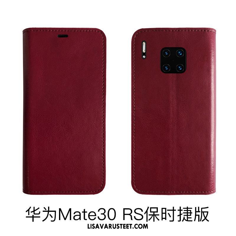 Huawei Mate 30 Rs Kuoret Aito Nahka Puhelimen Kotelo Nahkakotelo All Inclusive Myynti