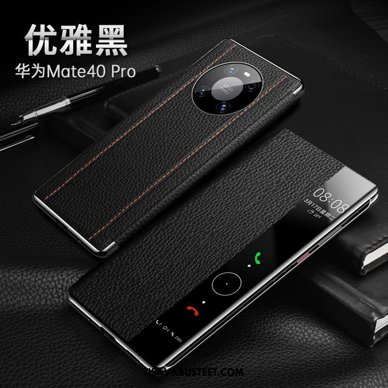 Huawei Mate 40 Pro Kuoret Kuori Aito Nahka All Inclusive Puhelimen Suojaus Verkossa