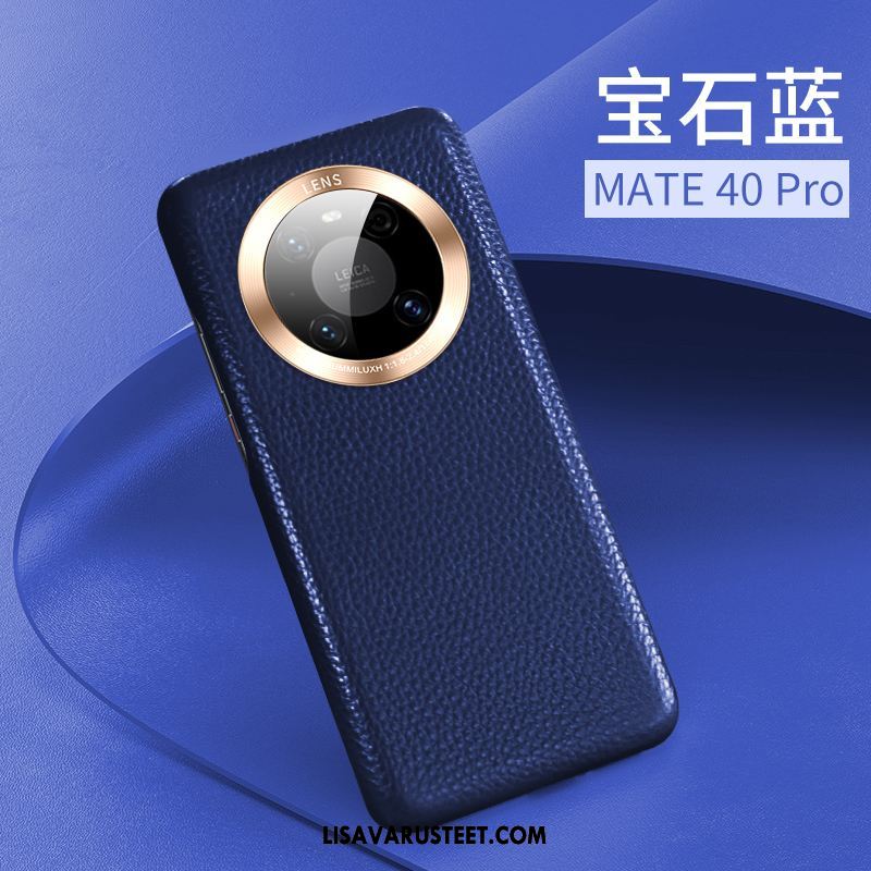 Huawei Mate 40 Pro Kuoret Nahkakotelo Murtumaton Ylellisyys All Inclusive Kuori Halpa