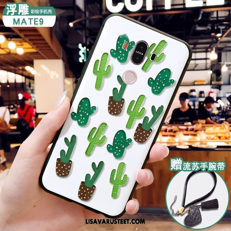 Huawei Mate 9 Kuoret Kohokuviointi Kotelo Puhelimen Pehmeä Neste Kuori Myynti