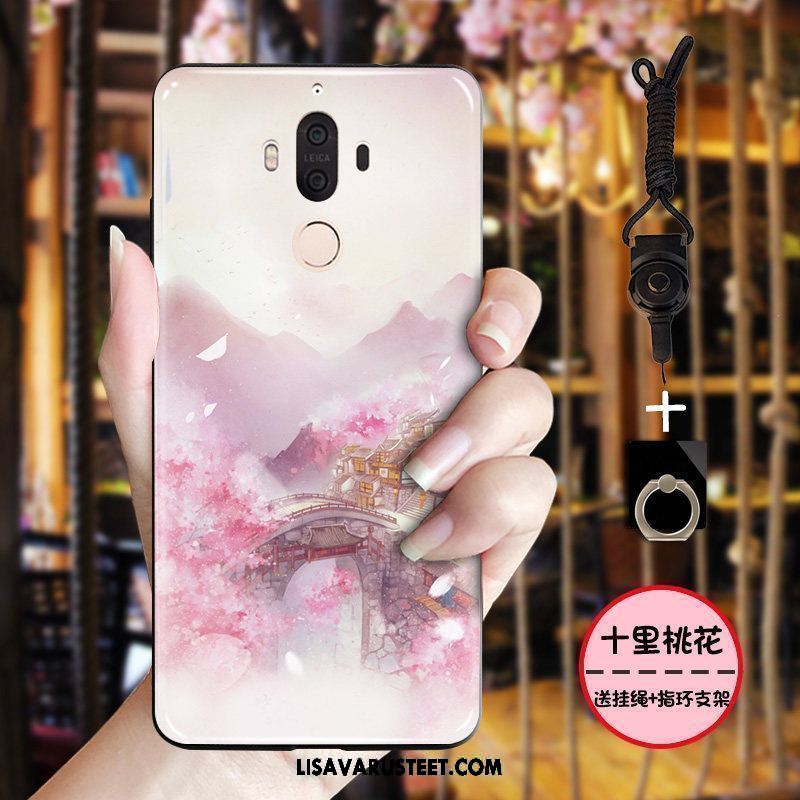 Huawei Mate 9 Kuoret Yksinkertainen Pinkki Muste All Inclusive Pehmeä Neste Tarjous