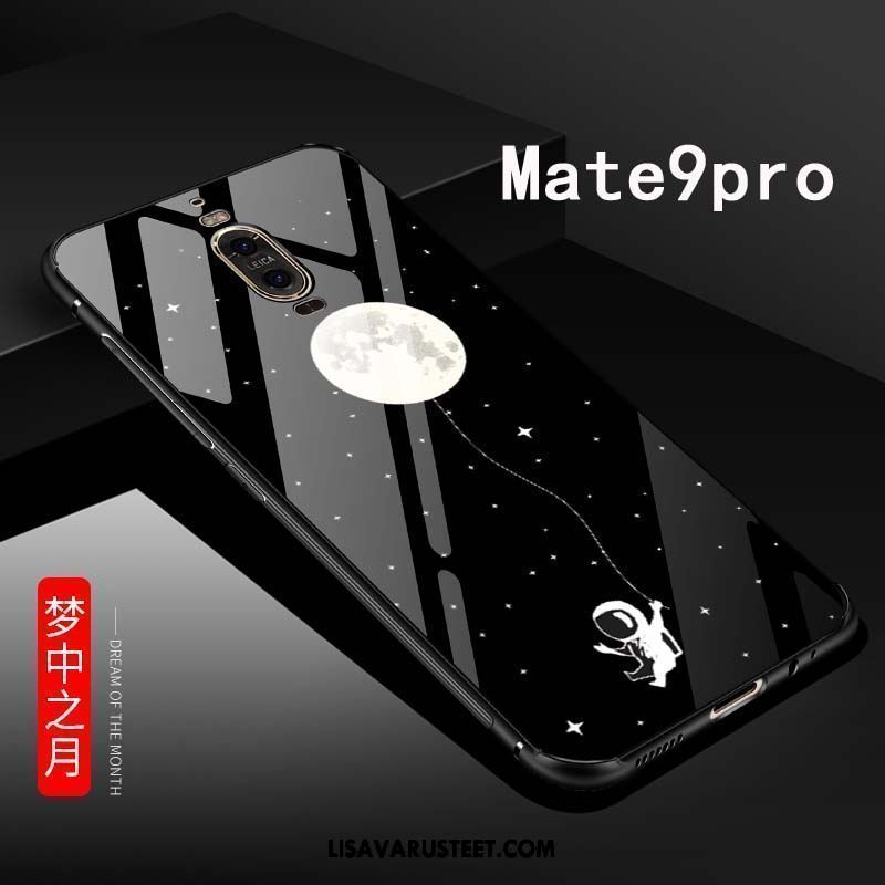 Huawei Mate 9 Pro Kuoret Musta Puhelimen Kotelo Kuori Lasi Netistä