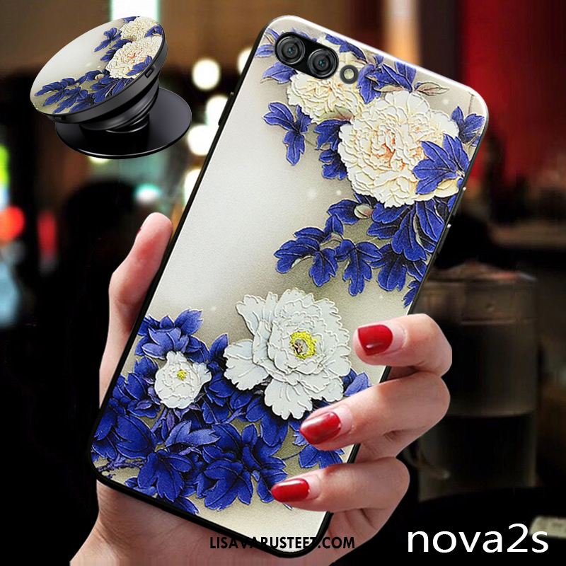 Huawei Nova 2s Kuoret Silikoni Luova Sininen Puhelimen Suojaus Kuori Verkossa