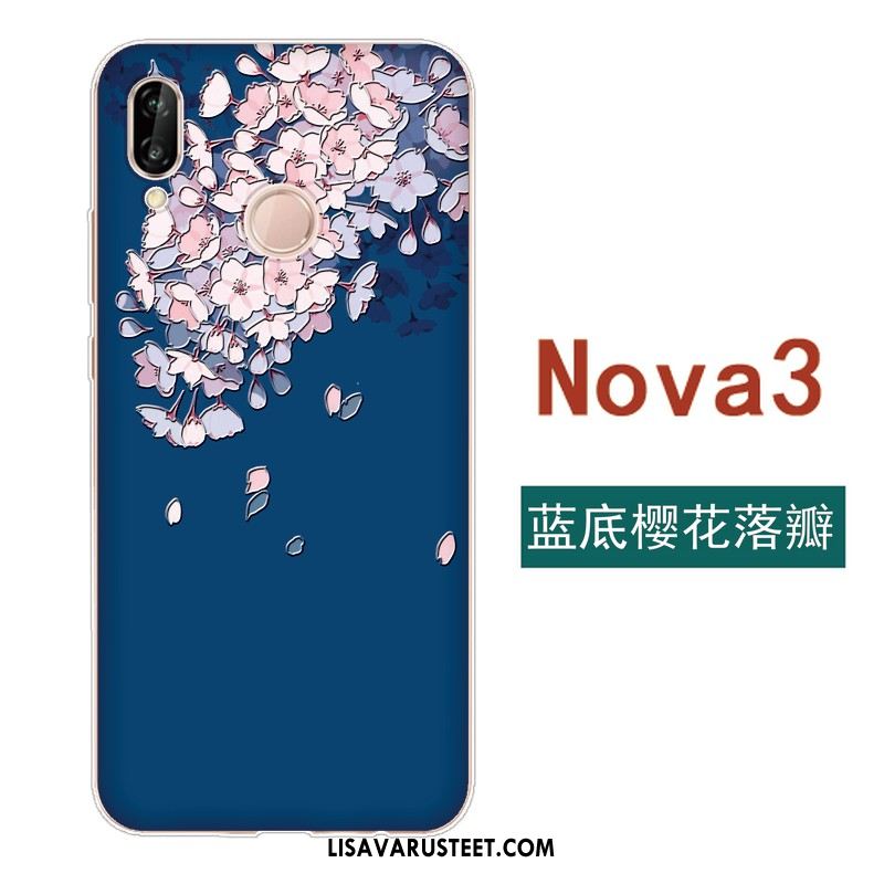 Huawei Nova 3 Kuoret Kiinalainen Tyyli Vihreä Pehmeä Neste Pesty Suede Murtumaton Myynti