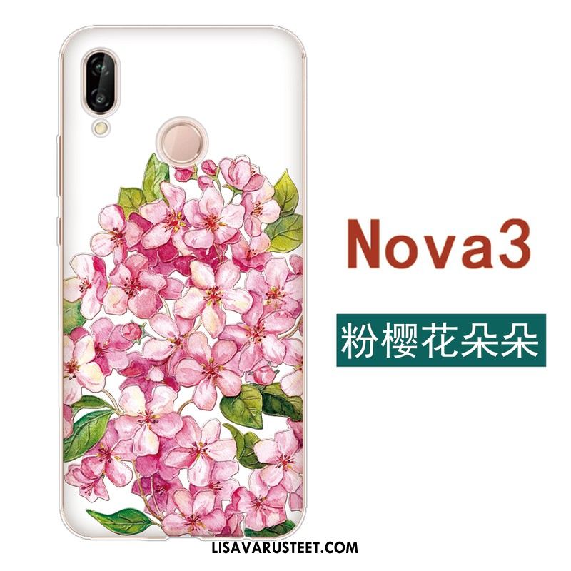 Huawei Nova 3 Kuoret Kiinalainen Tyyli Vihreä Pehmeä Neste Pesty Suede Murtumaton Myynti