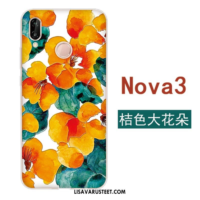 Huawei Nova 3 Kuoret Kiinalainen Tyyli Vihreä Pehmeä Neste Pesty Suede Murtumaton Myynti