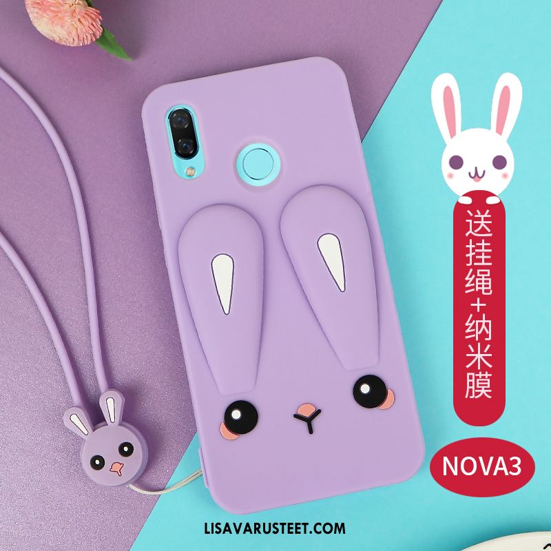 Huawei Nova 3 Kuoret Pehmeä Neste Jauhe Kuori Suojaus Silikoni Halvat