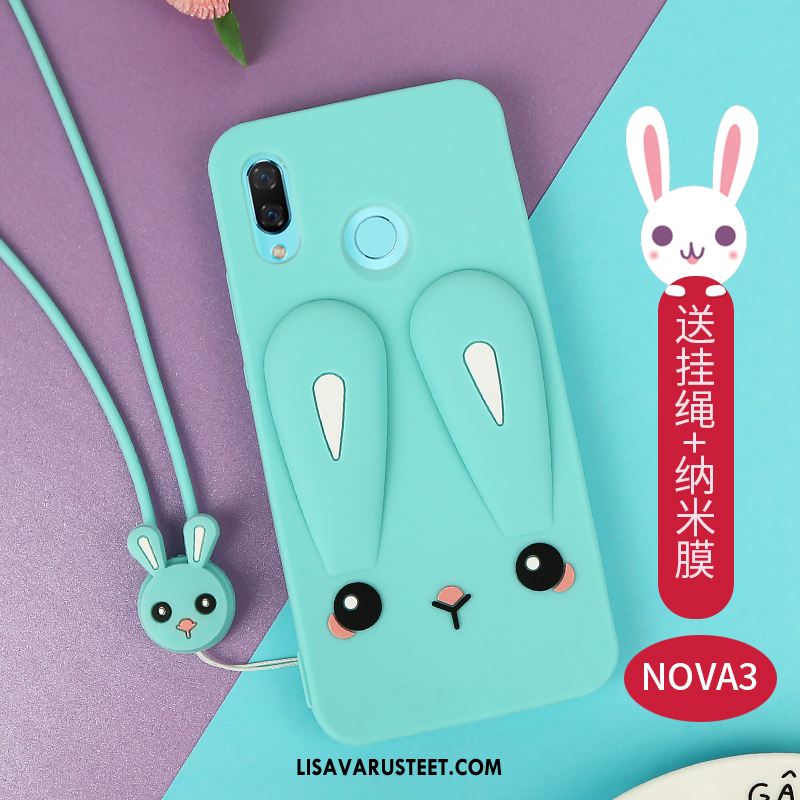 Huawei Nova 3 Kuoret Pehmeä Neste Jauhe Kuori Suojaus Silikoni Halvat