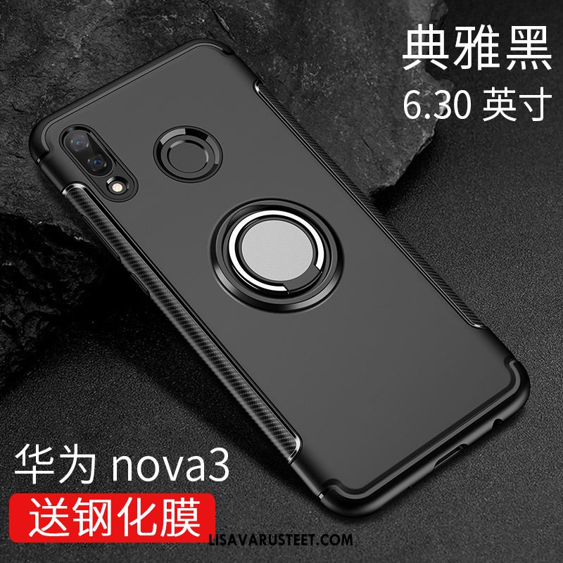 Huawei Nova 3 Kuoret Sininen Silikoni Tuki Pehmeä Neste Puhelimen Verkossa