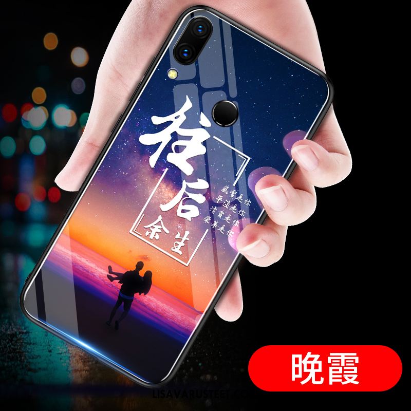 Huawei Nova 3e Kuoret Kova All Inclusive Lasi Sininen Kuori Myynti