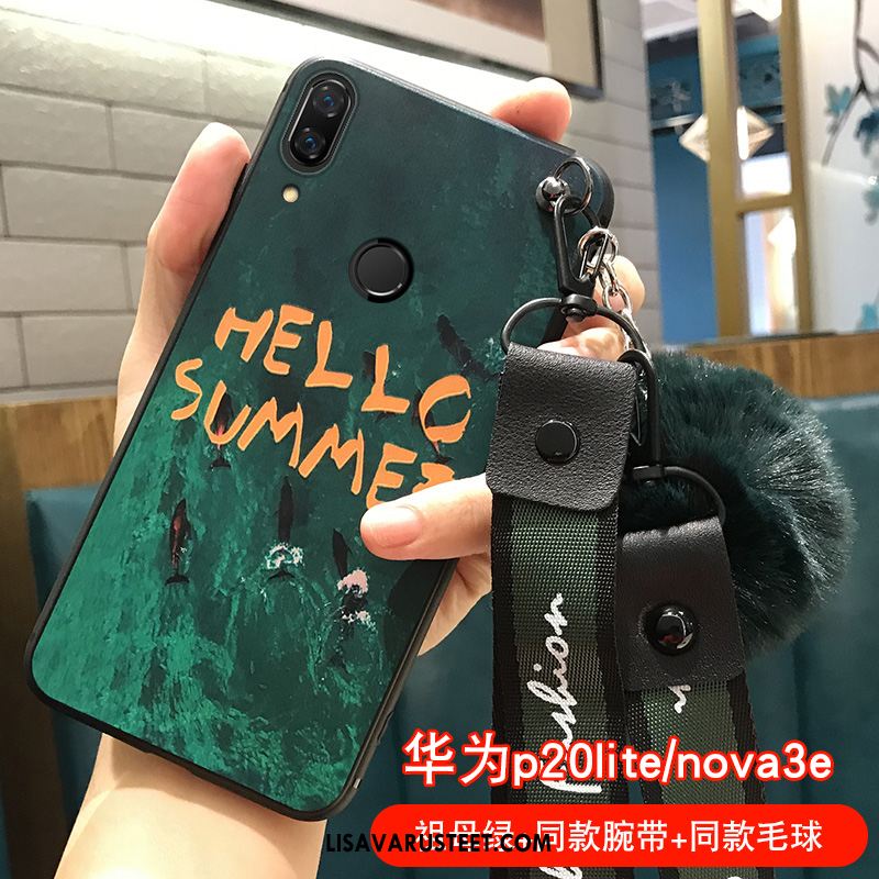 Huawei Nova 3e Kuoret Puhelimen Kuori Pieni Uhkea Net Red Halpa