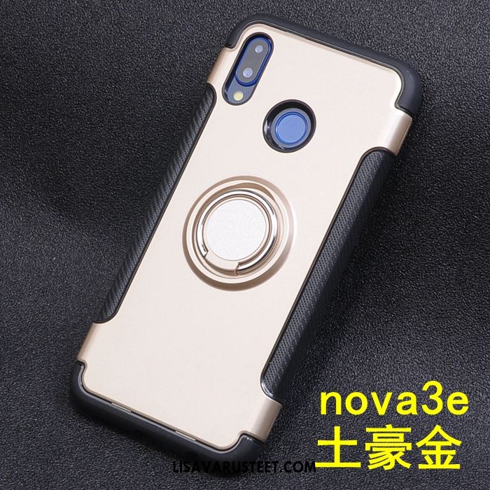 Huawei Nova 3e Kuoret Silikoni Kuori Kulta Kotelo Suojaus Kauppa