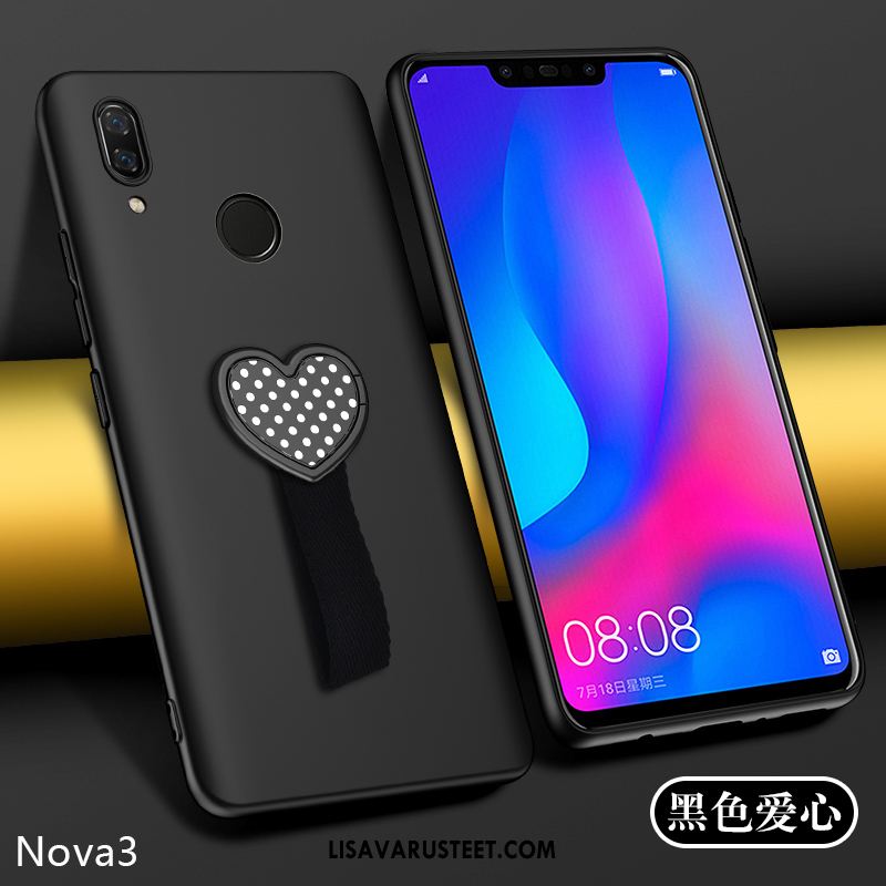 Huawei Nova 3e Kuoret Silikoni Punainen All Inclusive Ultra Murtumaton Halpa