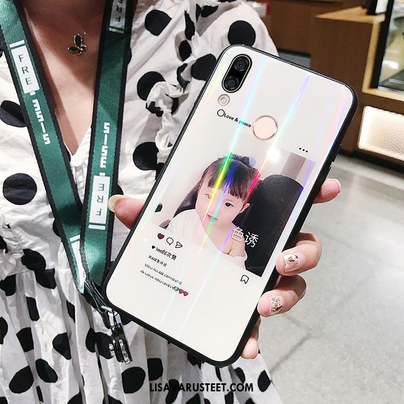 Huawei Nova 3e Kuoret Suojaus Kuori Punainen Murtumaton Rakastunut Verkossa