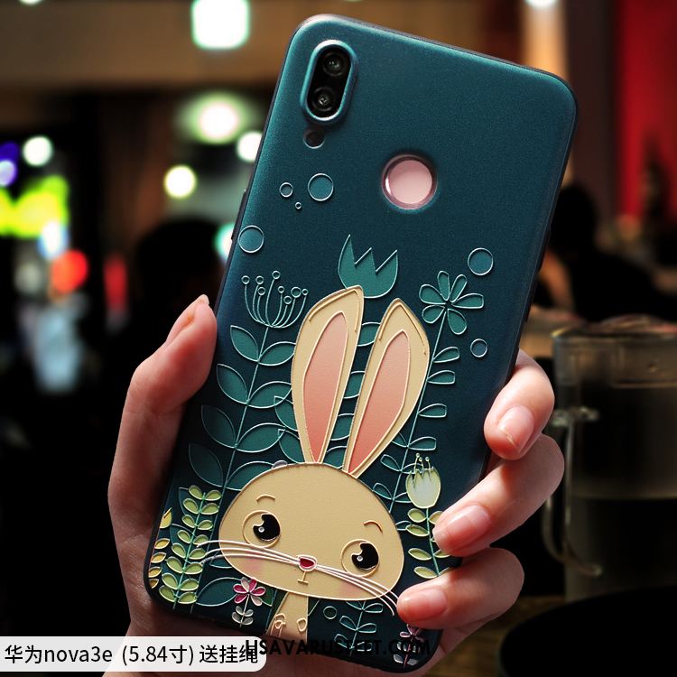 Huawei Nova 3e Kuoret Uusi All Inclusive Ohut Sarjakuva Kuori Halvat