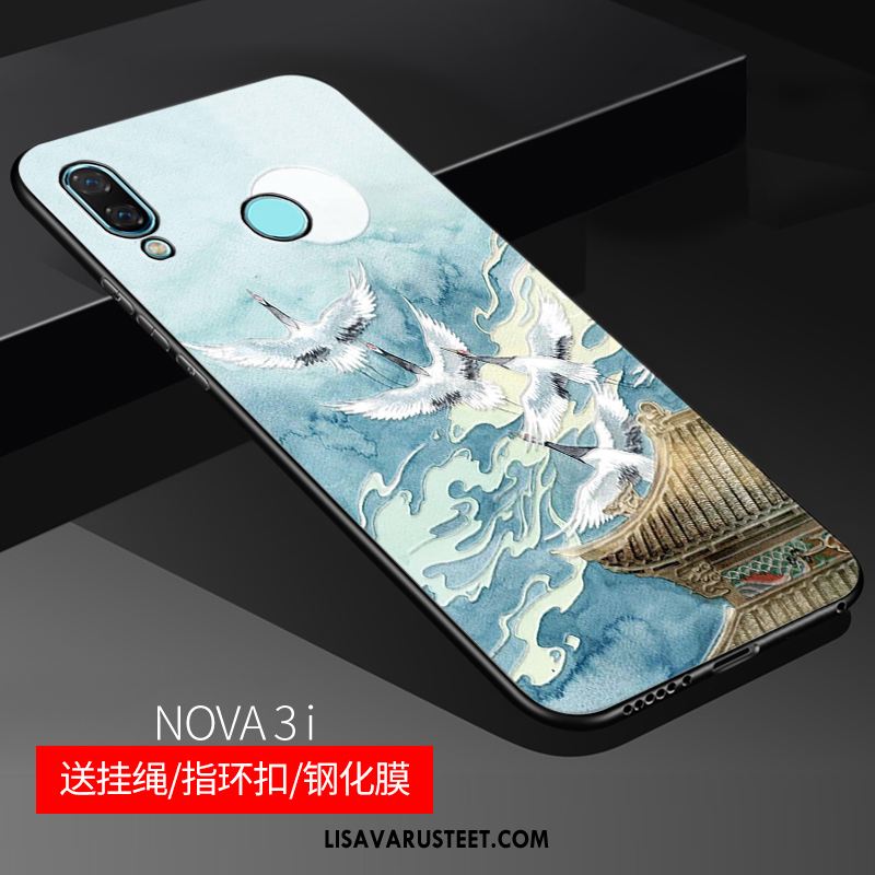 Huawei Nova 3i Kuoret All Inclusive Silikoni Pehmeä Neste Murtumaton Kuori Halpa