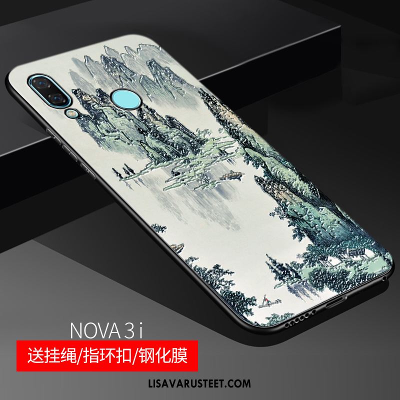 Huawei Nova 3i Kuoret All Inclusive Silikoni Pehmeä Neste Murtumaton Kuori Halpa