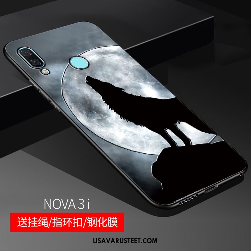 Huawei Nova 3i Kuoret All Inclusive Silikoni Pehmeä Neste Murtumaton Kuori Halpa