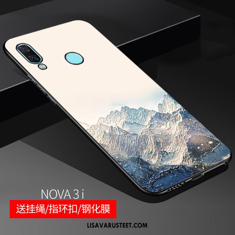 Huawei Nova 3i Kuoret All Inclusive Silikoni Pehmeä Neste Murtumaton Kuori Halpa