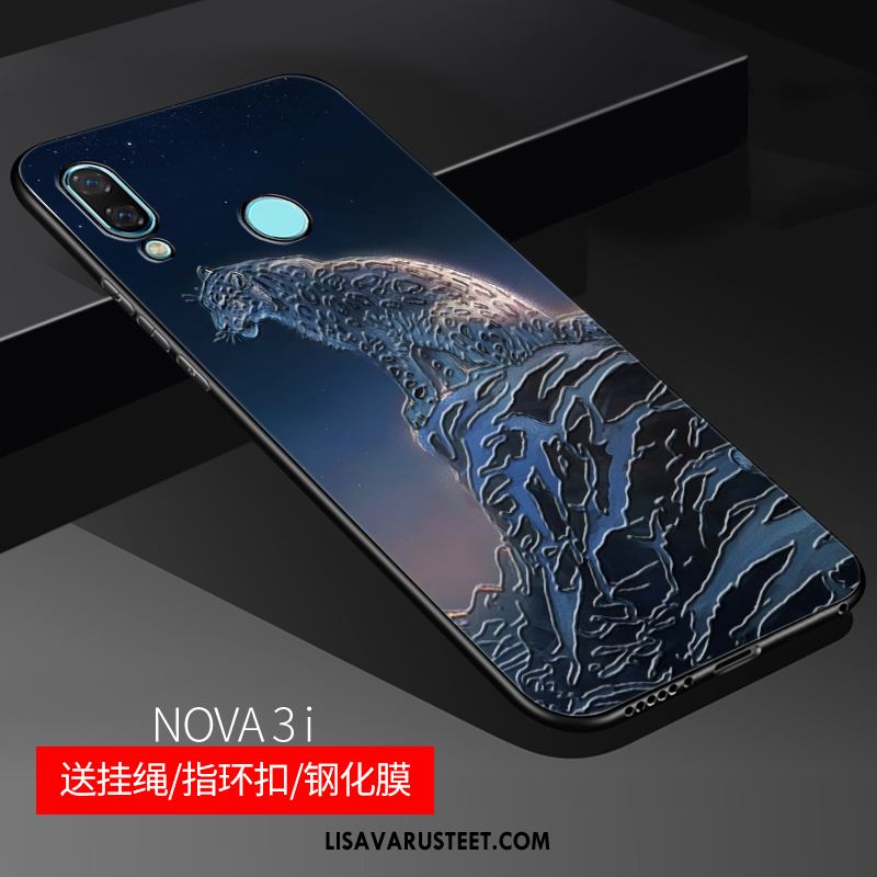 Huawei Nova 3i Kuoret All Inclusive Silikoni Pehmeä Neste Murtumaton Kuori Halpa