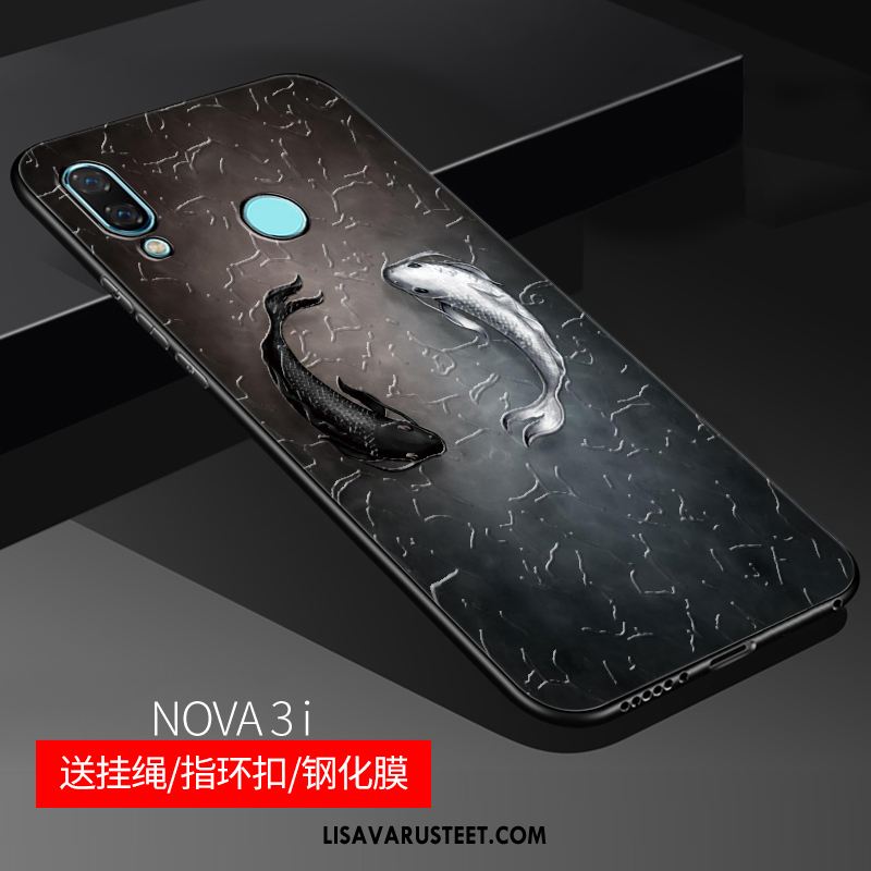 Huawei Nova 3i Kuoret All Inclusive Silikoni Pehmeä Neste Murtumaton Kuori Halpa