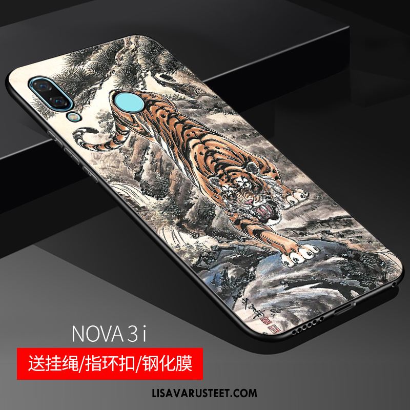 Huawei Nova 3i Kuoret All Inclusive Silikoni Pehmeä Neste Murtumaton Kuori Halpa