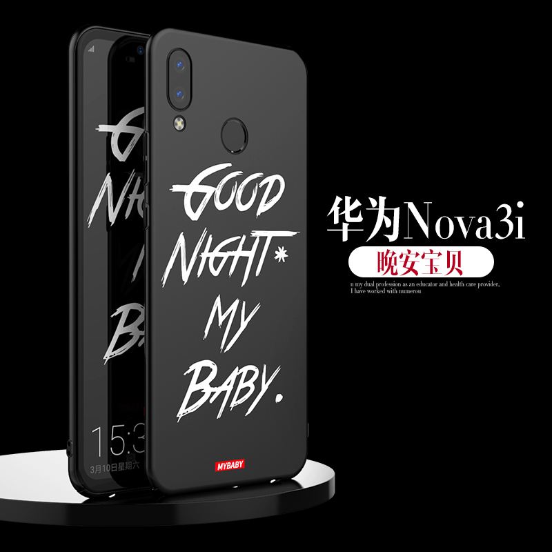 Huawei Nova 3i Kuoret Persoonallisuus Kirjain Ohut Pesty Suede Puhelimen Osta