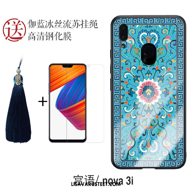 Huawei Nova 3i Kuoret Puhelimen Persoonallisuus Suojaus Sininen Kuori Tarjous