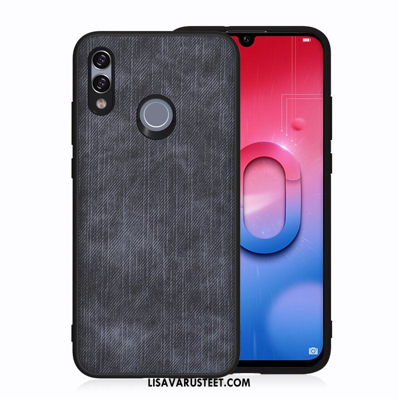 Huawei P Smart 2019 Kuoret Kukkakuvio Takakansi Puhelimen Denimi Kuori Verkossa
