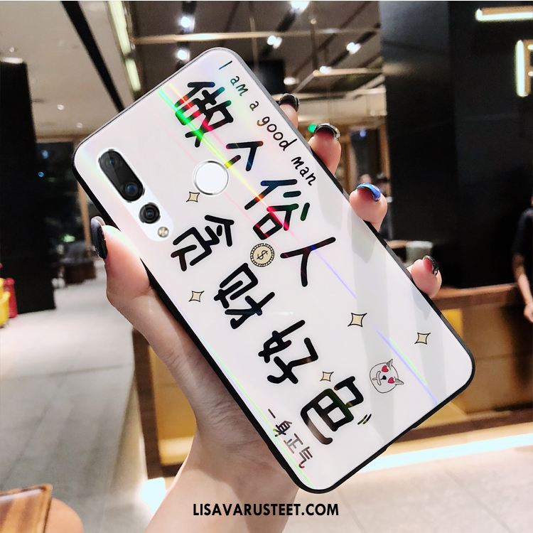 Huawei P Smart+ 2019 Kuoret Luova Kova Suojaus Valkoinen Kuori Osta