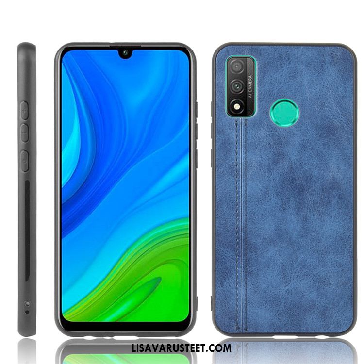 Huawei P Smart 2020 Kuoret Nahka Trendi Musta All Inclusive Kotelo Kuori Osta