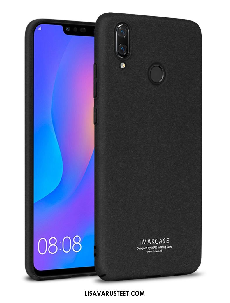 Huawei P Smart+ Kuoret Kotelo Pesty Suede Net Red Kuori Suojaus Myynti