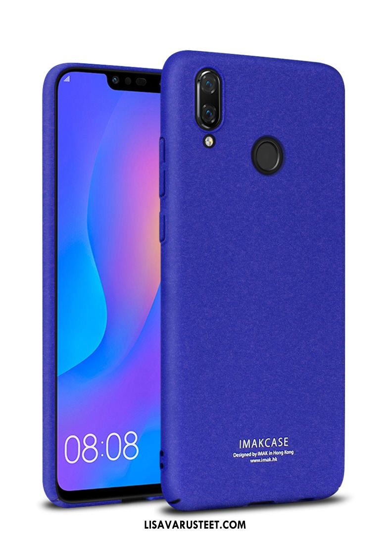 Huawei P Smart+ Kuoret Kotelo Pesty Suede Net Red Kuori Suojaus Myynti