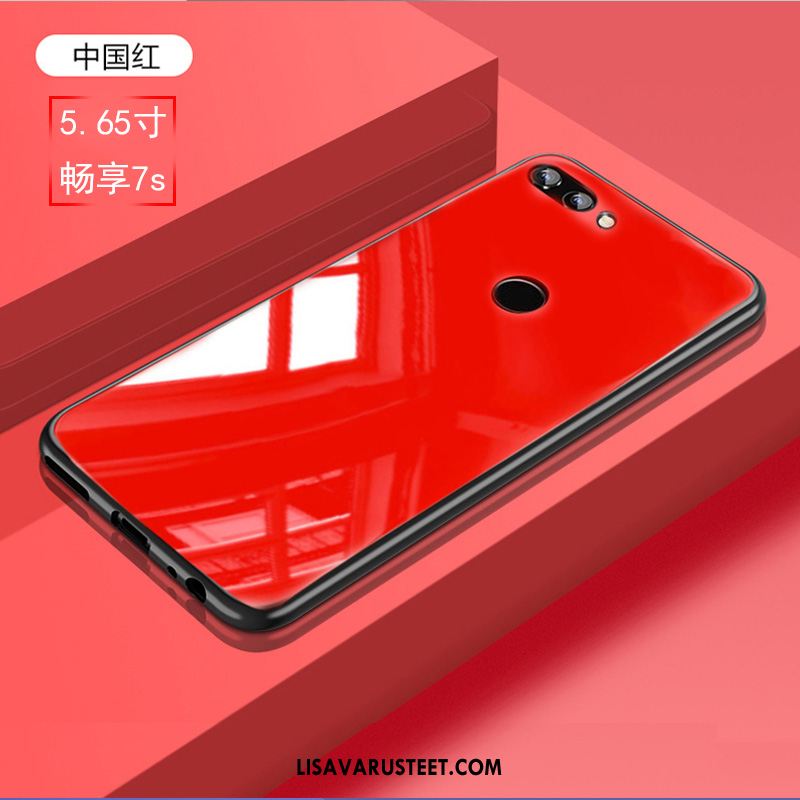 Huawei P Smart Kuoret Sininen Karkaisu Net Red Suojaus Kuori Myynti