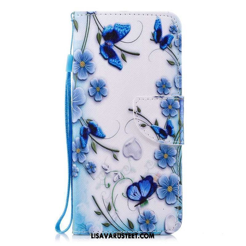 Huawei P Smart+ Kuoret Tähti Nahkakotelo Puhelimen Valkoinen Kuori Myynti