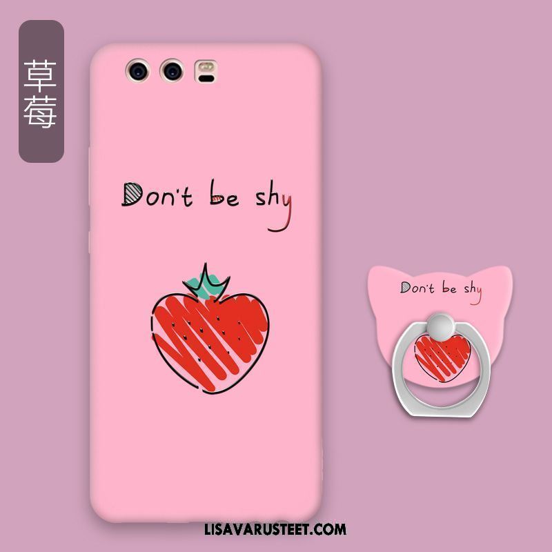 Huawei P10 Kuoret Keltainen Kotelo Silmukka Rengas Murtumaton Myynti