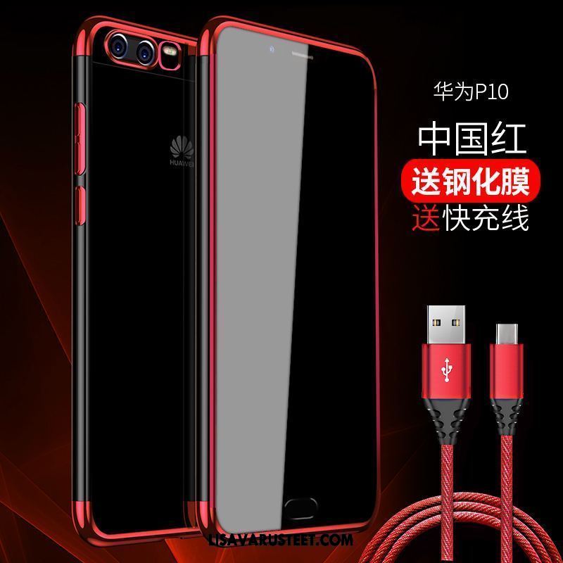 Huawei P10 Kuoret Pehmeä Neste Sininen Suojaus Kotelo Murtumaton Kuori Osta