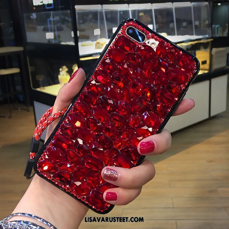 Huawei P10 Plus Kuoret Strassi Suojaus Rhinestone Inlay Kuori Ripustettavat Koristeet Halvat