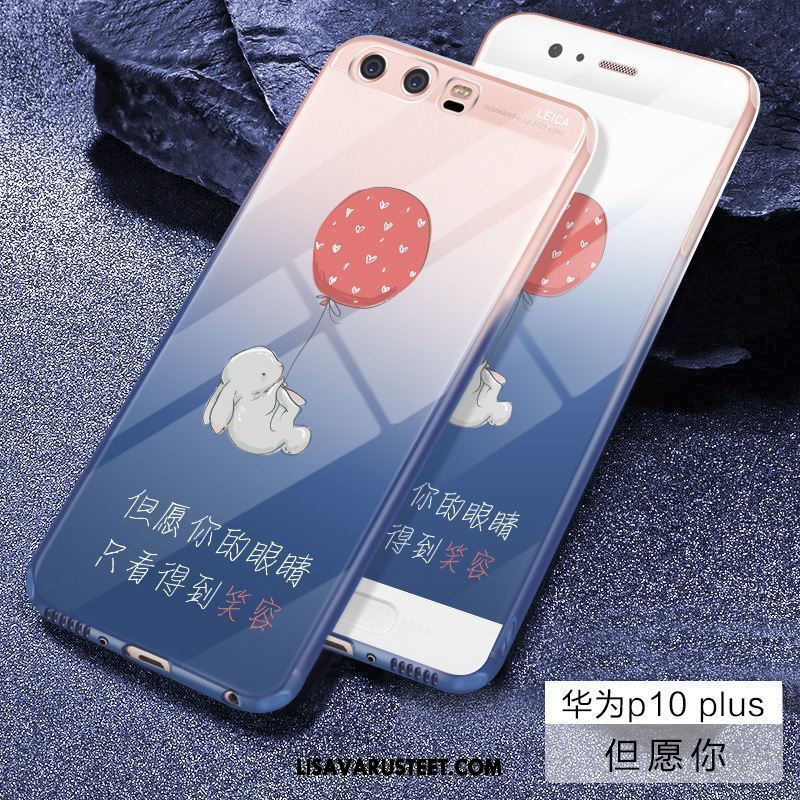 Huawei P10 Plus Kuoret Tide-brändi All Inclusive Silikoni Punainen Ohut Netistä