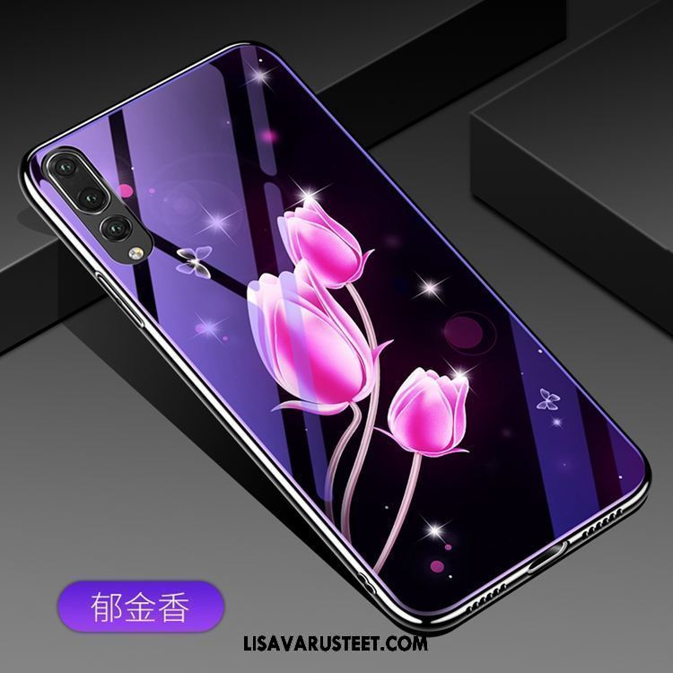 Huawei P20 Kuoret Kuori Puhelimen Violetti Näytönsuojus Lasi Halvat