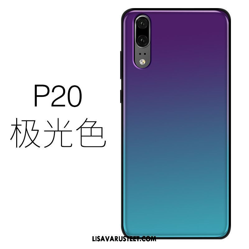 Huawei P20 Kuoret Puhelimen Kuori Violetti Lasi Ultra Myynti