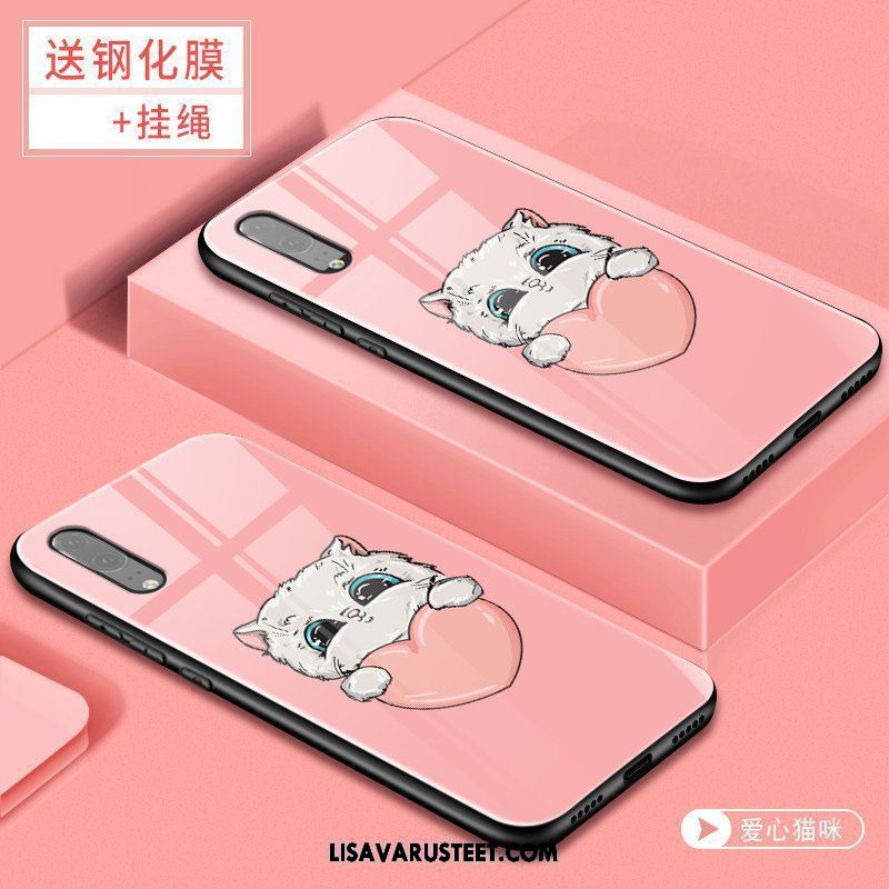 Huawei P20 Kuoret Trendi Pehmeä Neste Ihana Lasi Kuori Osta