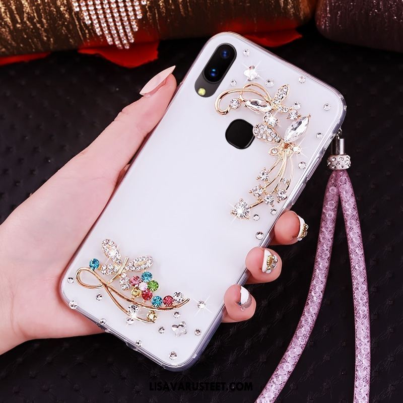 Huawei P20 Lite Kuoret Läpinäkyvä Rengas Ripustettavat Koristeet Kotelo Puhelimen Kuori Halvat
