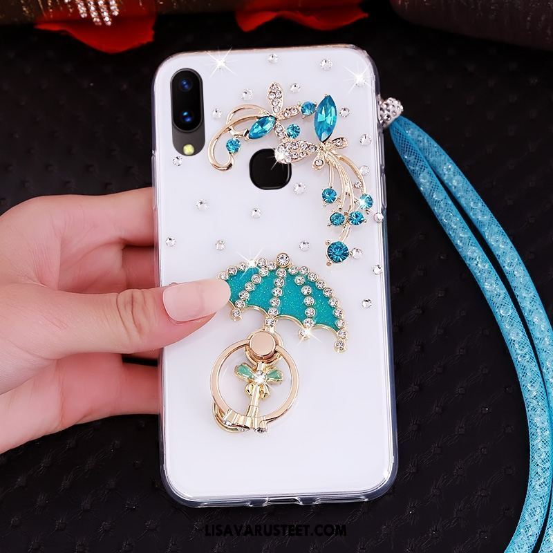 Huawei P20 Lite Kuoret Läpinäkyvä Rengas Ripustettavat Koristeet Kotelo Puhelimen Kuori Halvat