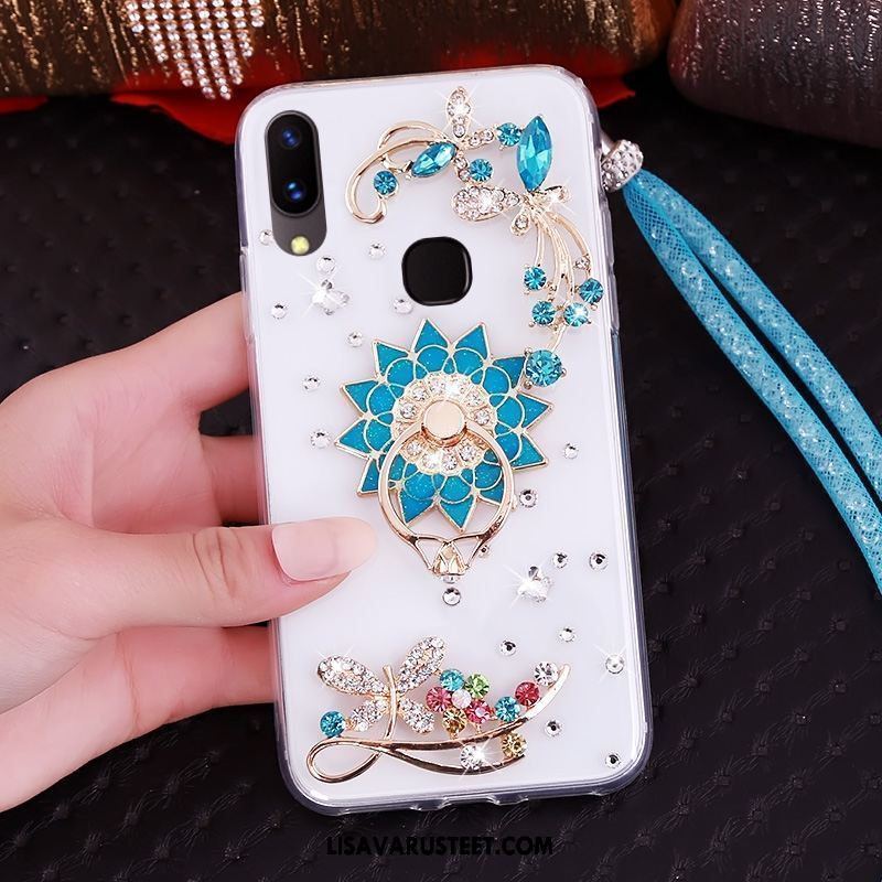 Huawei P20 Lite Kuoret Läpinäkyvä Rengas Ripustettavat Koristeet Kotelo Puhelimen Kuori Halvat